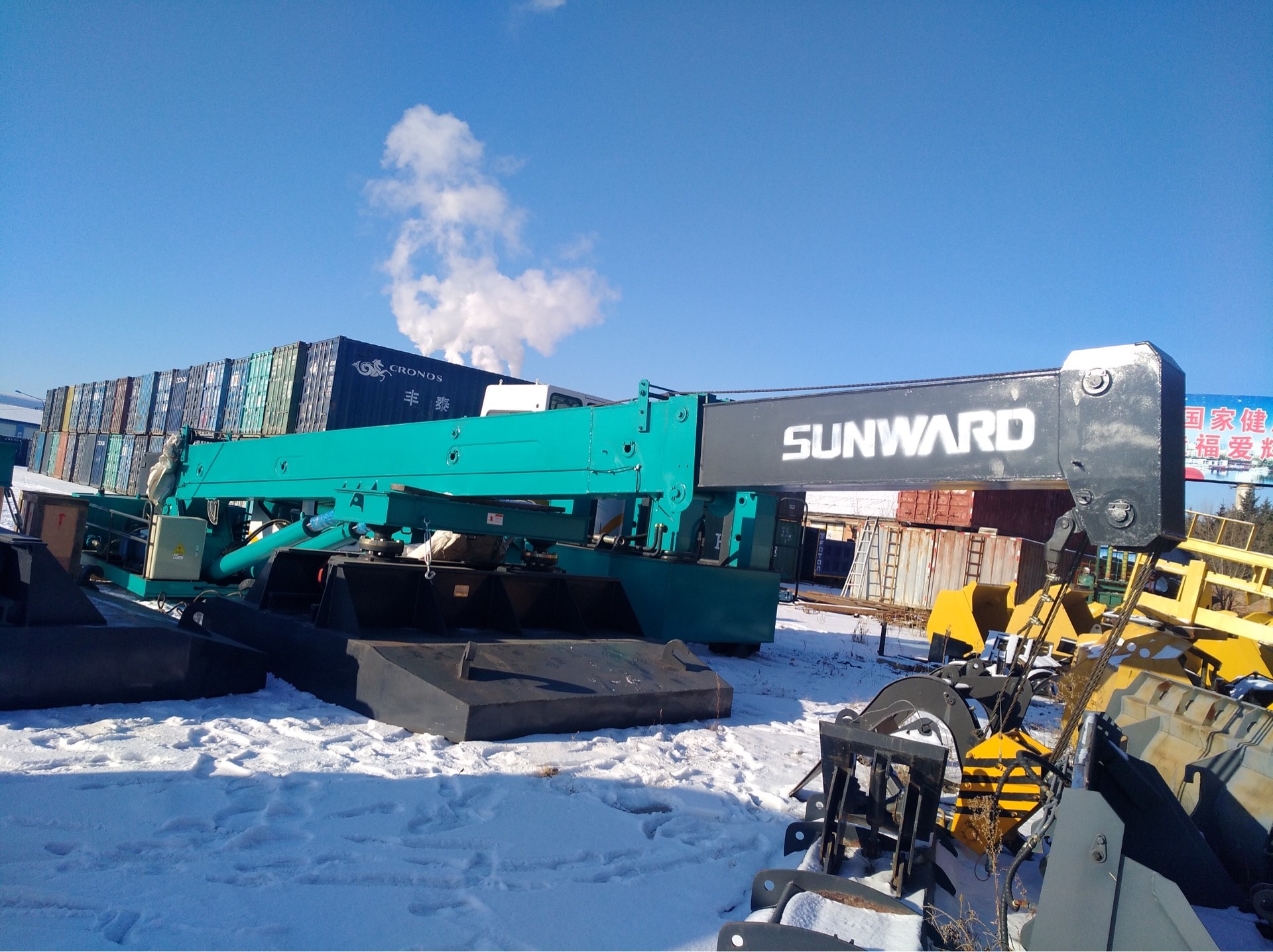 Гидравлическая сваевдавливающая установка Sunward ZYJ 680