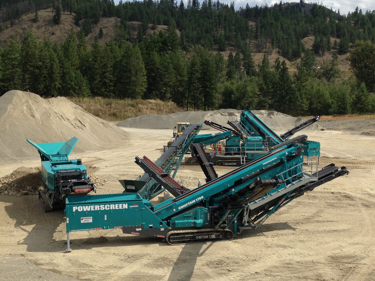 Сортировочная установка Powerscreen Chieftain 1700