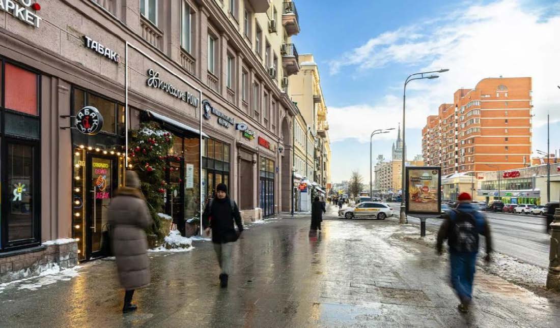 Street Retail у метро «Улица 1905 года» в лизинг